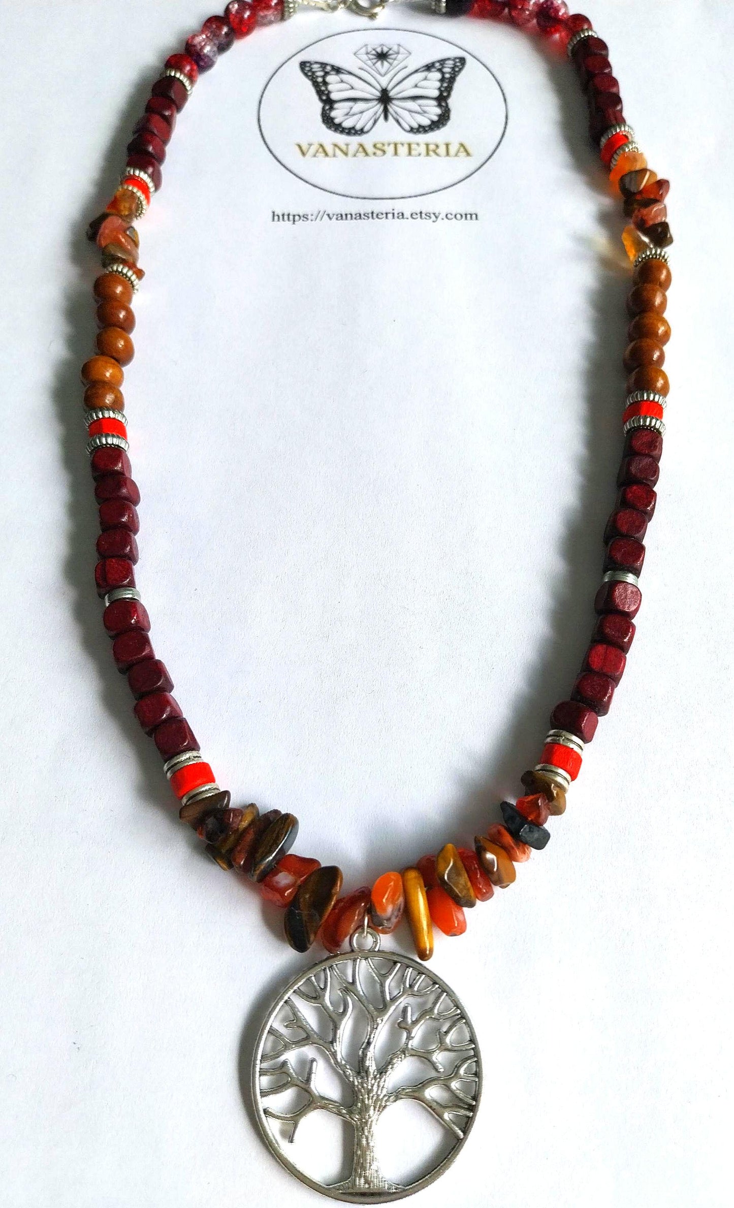 Colliers "Cœur de Feu" et "Arbre de Vie"