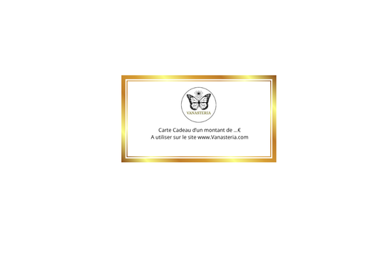 Carte cadeau Vanasteria